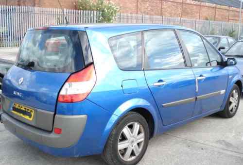 Renault Scenic Bonnet -  - Renault Scenic 2005 Petrol 1.6L Manual 5 Speed 5 Door Electric Mirrors, Electric Windows Front & Rear, Wheels 16 inch, Bright Blue